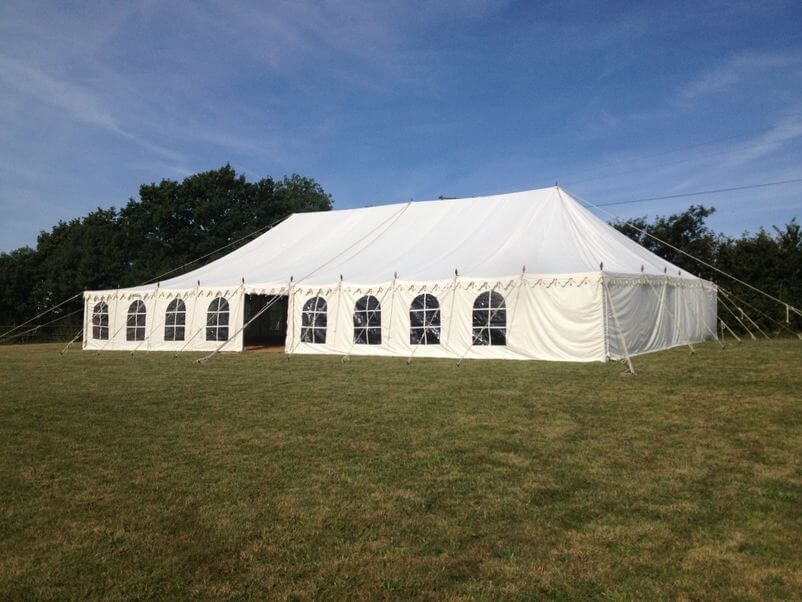 20′ x 60′ ( 6m x 18m ) West Coast Peg & Pole Tent